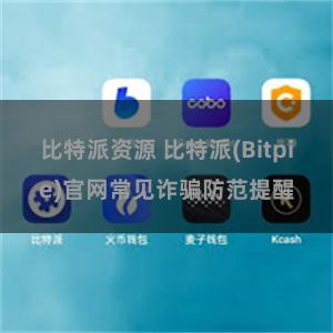 比特派资源 比特派(Bitpie)官网常见诈骗防范提醒