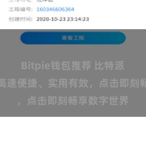 Bitpie钱包推荐 比特派安卓下载：高速便捷、实用有效，点击即刻畅享数字世界