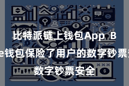 比特派链上钱包App  Bitpie钱包保险了用户的数字钞票安全